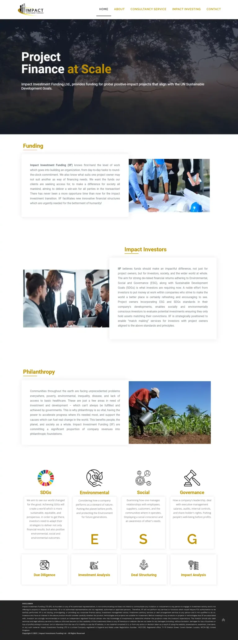 Impact Investment Funding